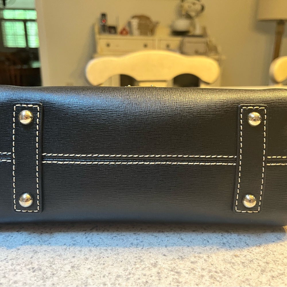 Dooney and Bourke Cameron NWOT shoulder bag. Black saffiano leather. - Picture 5 of 12